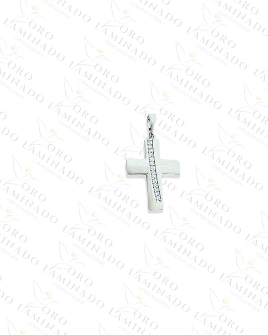 Silver Small Cross Pendant Y333