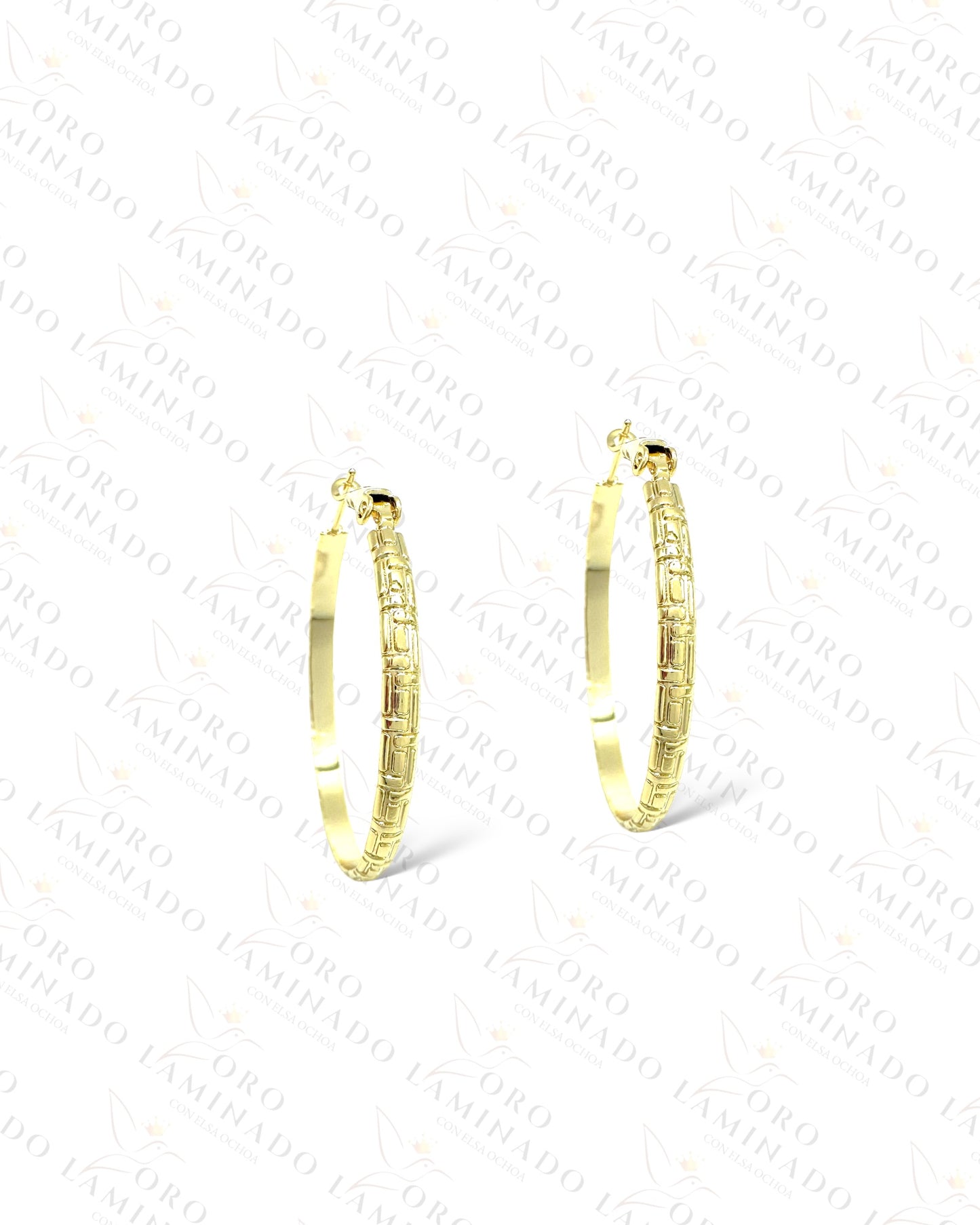 High Quality Medium Plain Hoop Earrings C29