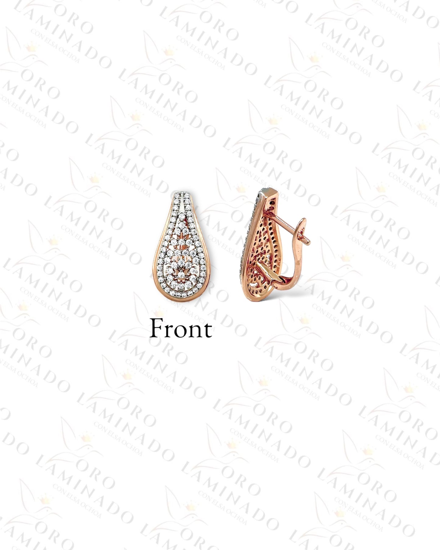 High Quality Droplet Hoop Earrings Y164