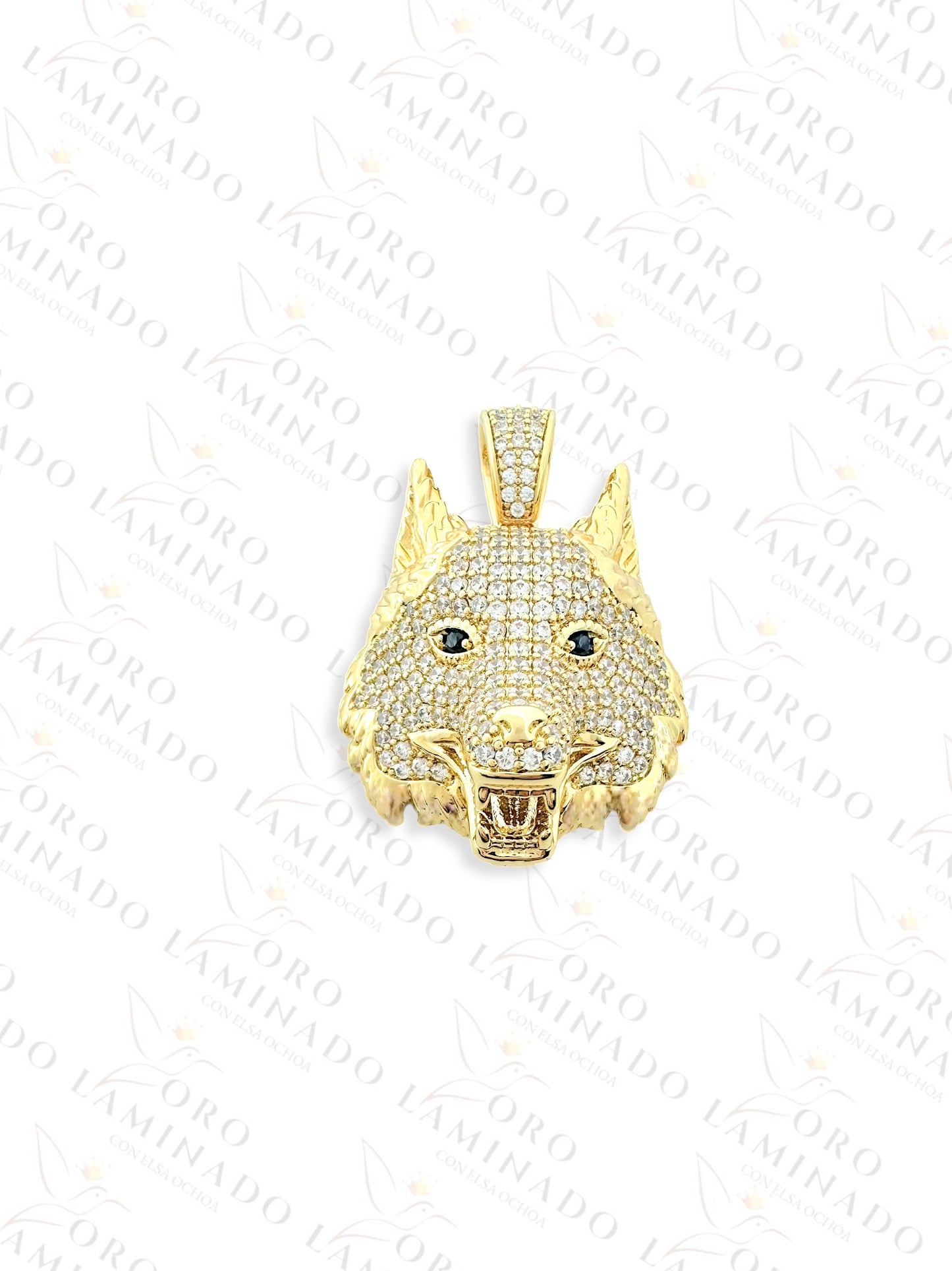 High Quality Wolf Head Pendant Y436