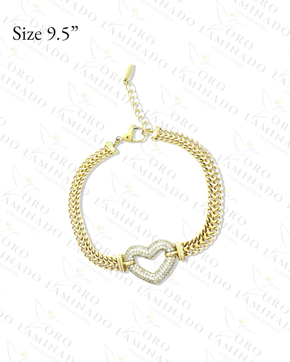 High Quality Heart Chain Bracelet C452