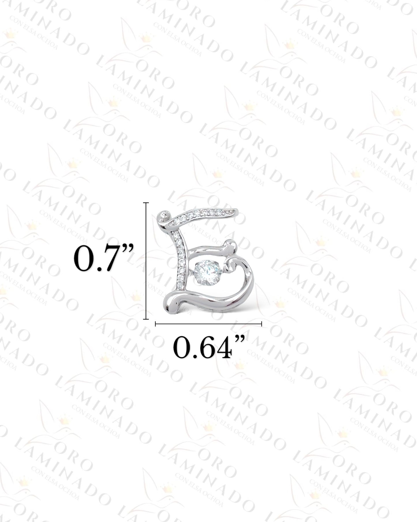 High Quality Silver Letter ‘E’ Necklace Y177