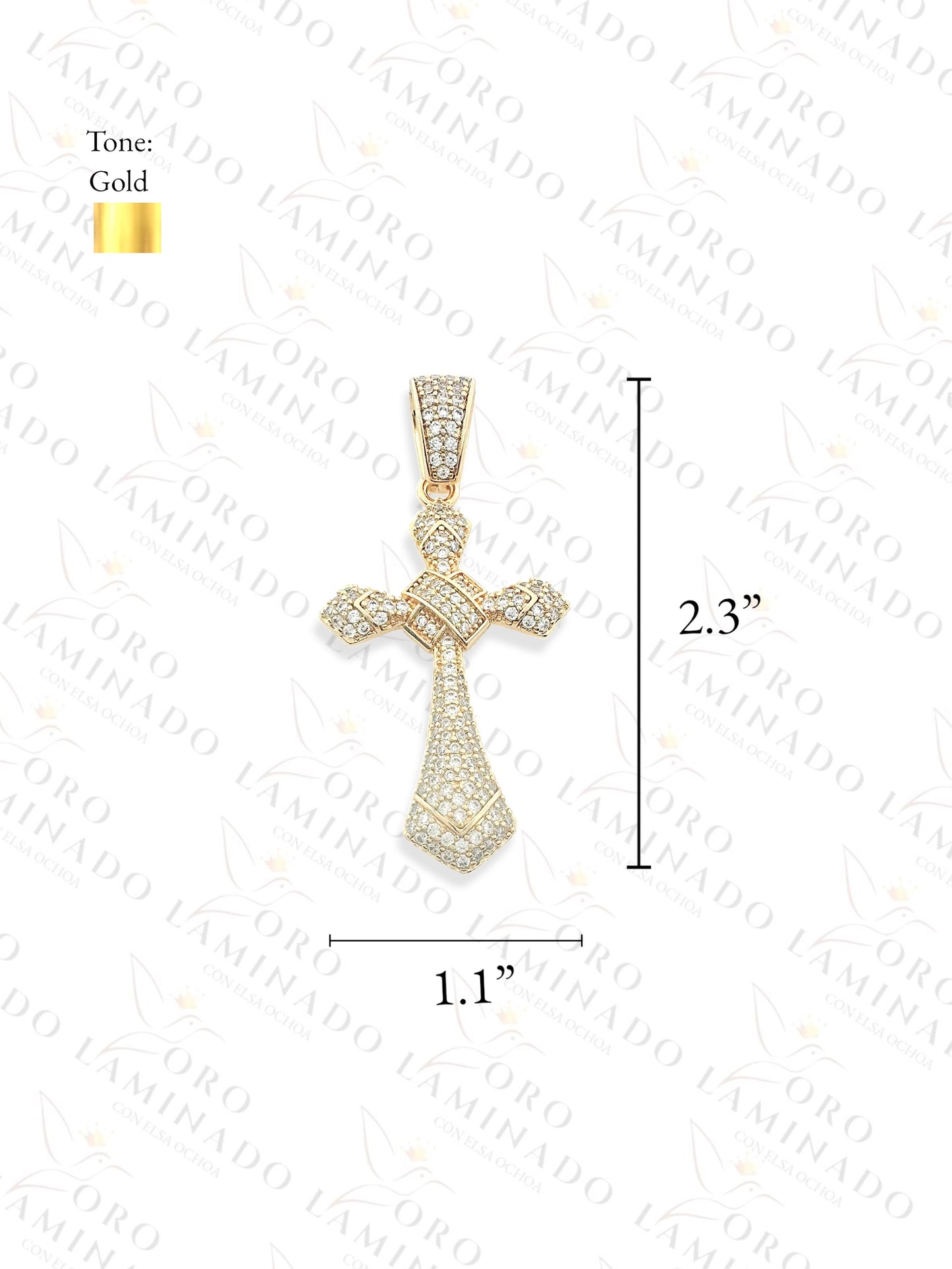 Diamond Cross Pendant R6