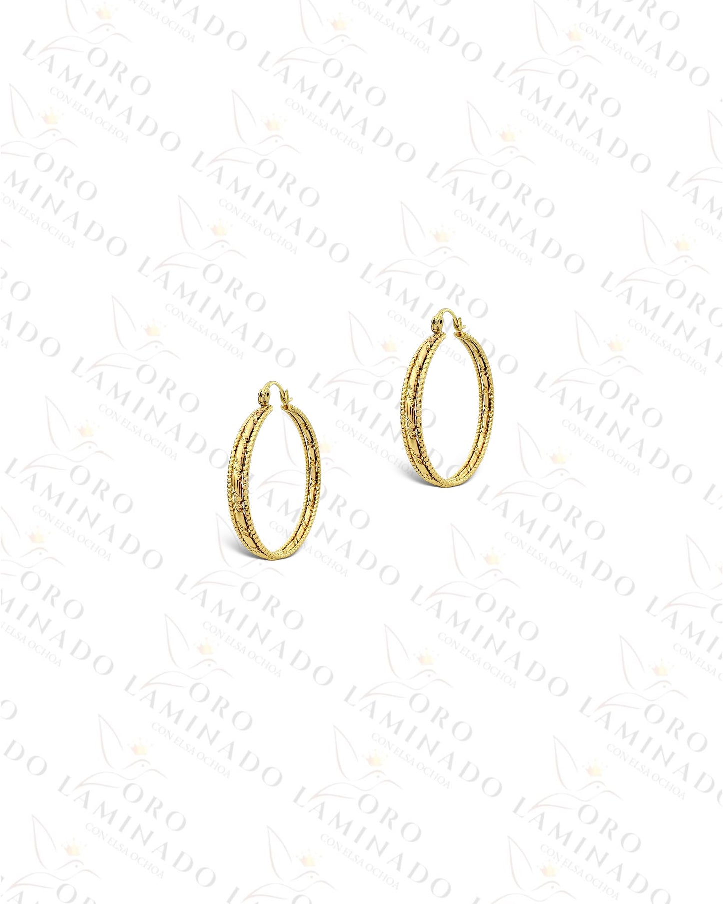 High Quality Gold Hoop Earrings (Gold Filled) B211