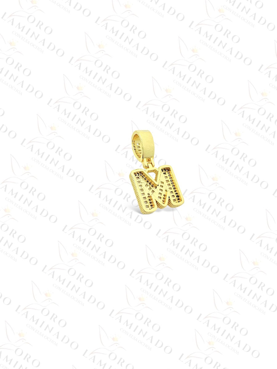 Gold Filled Letter "M" Pendant G258