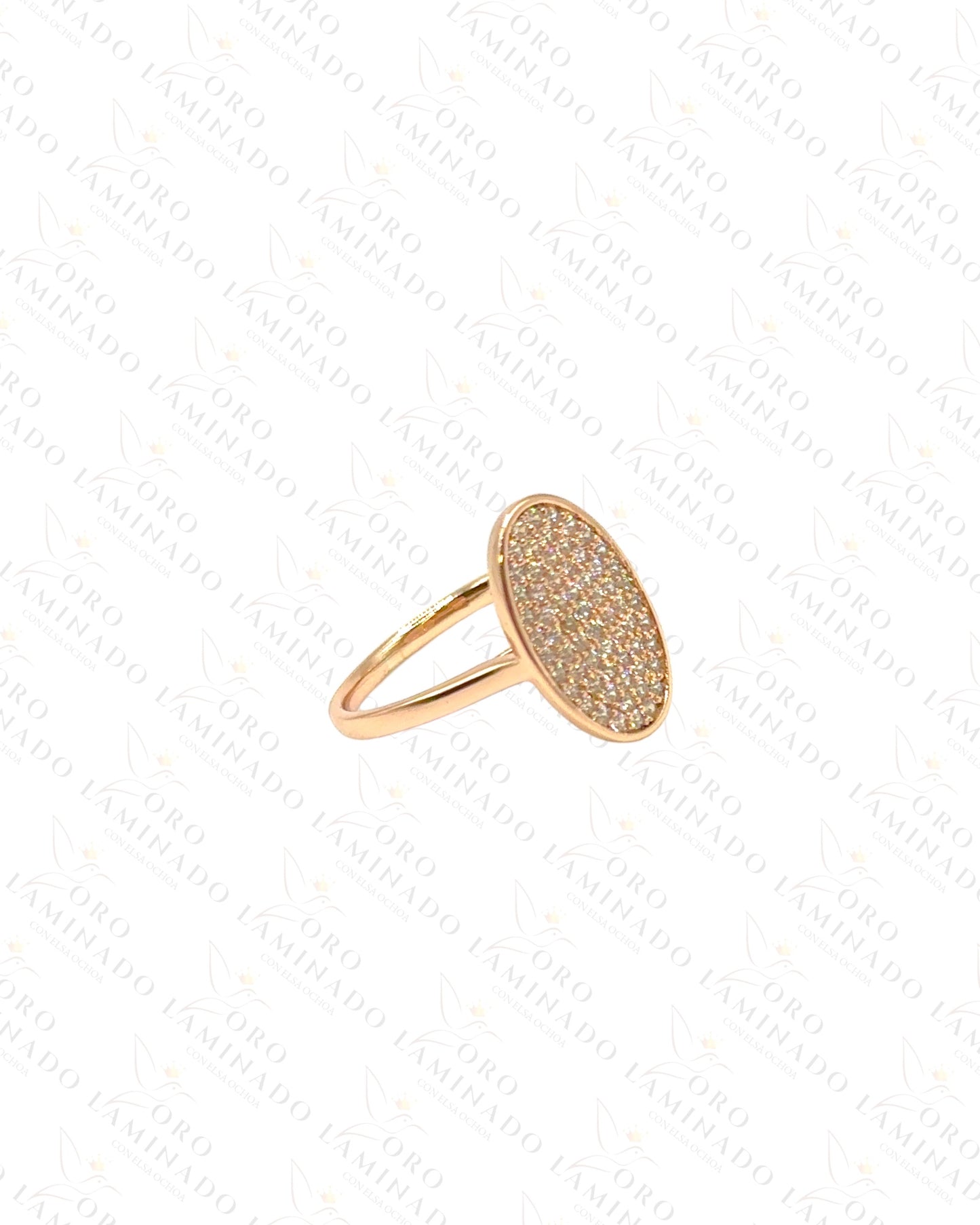 Sirconia Pave Oval ring G5