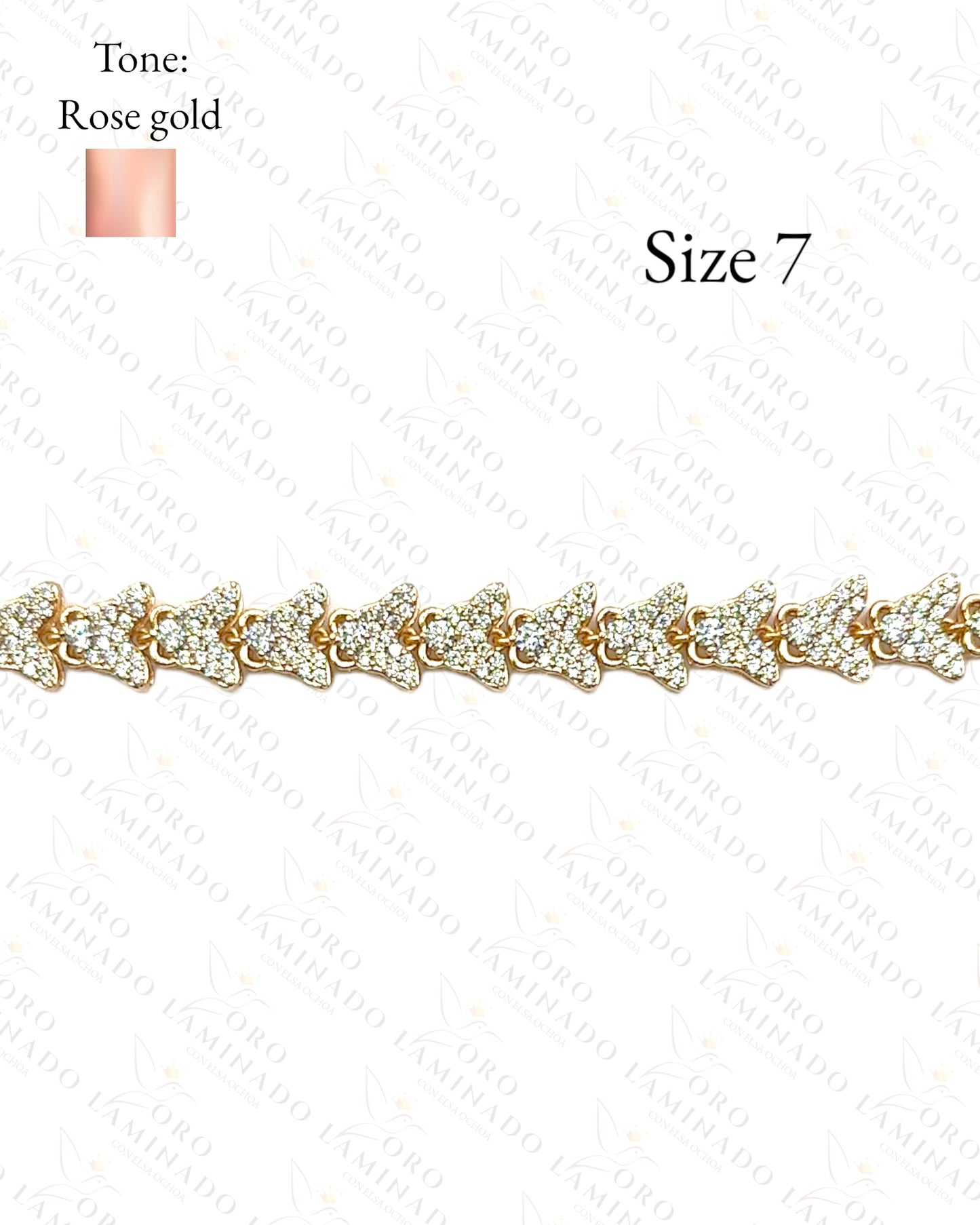 High Quality Butterfly rose gold bracelet G164