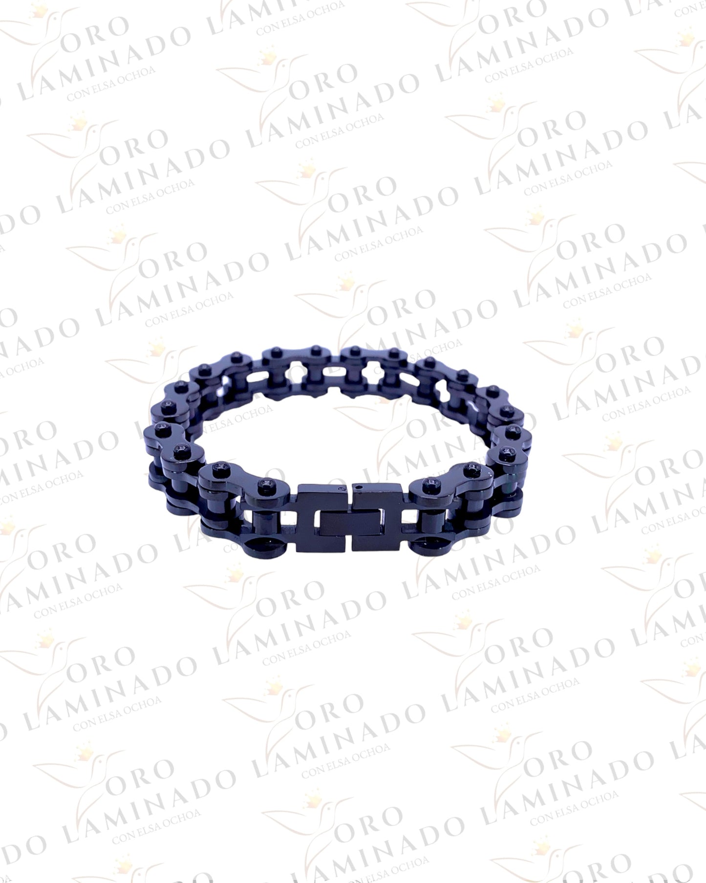 9” Black Stainless Steel Bracelet B146