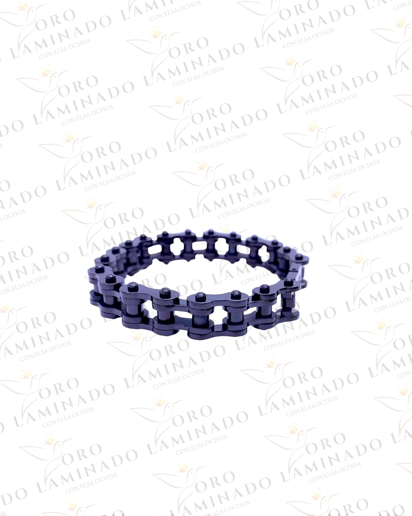 9” Black Stainless Steel Bracelet B146