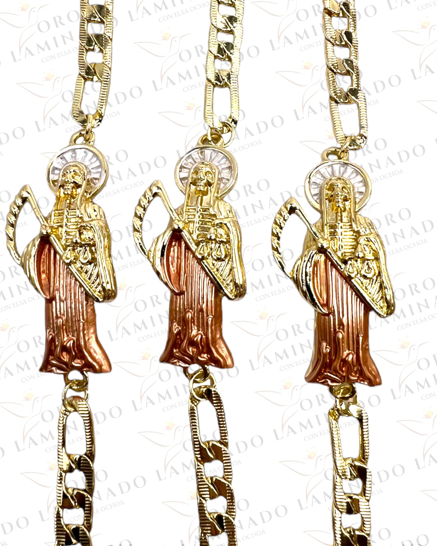 8.5” Santa Muerte Figure Bracelets (Pack of 6) R5