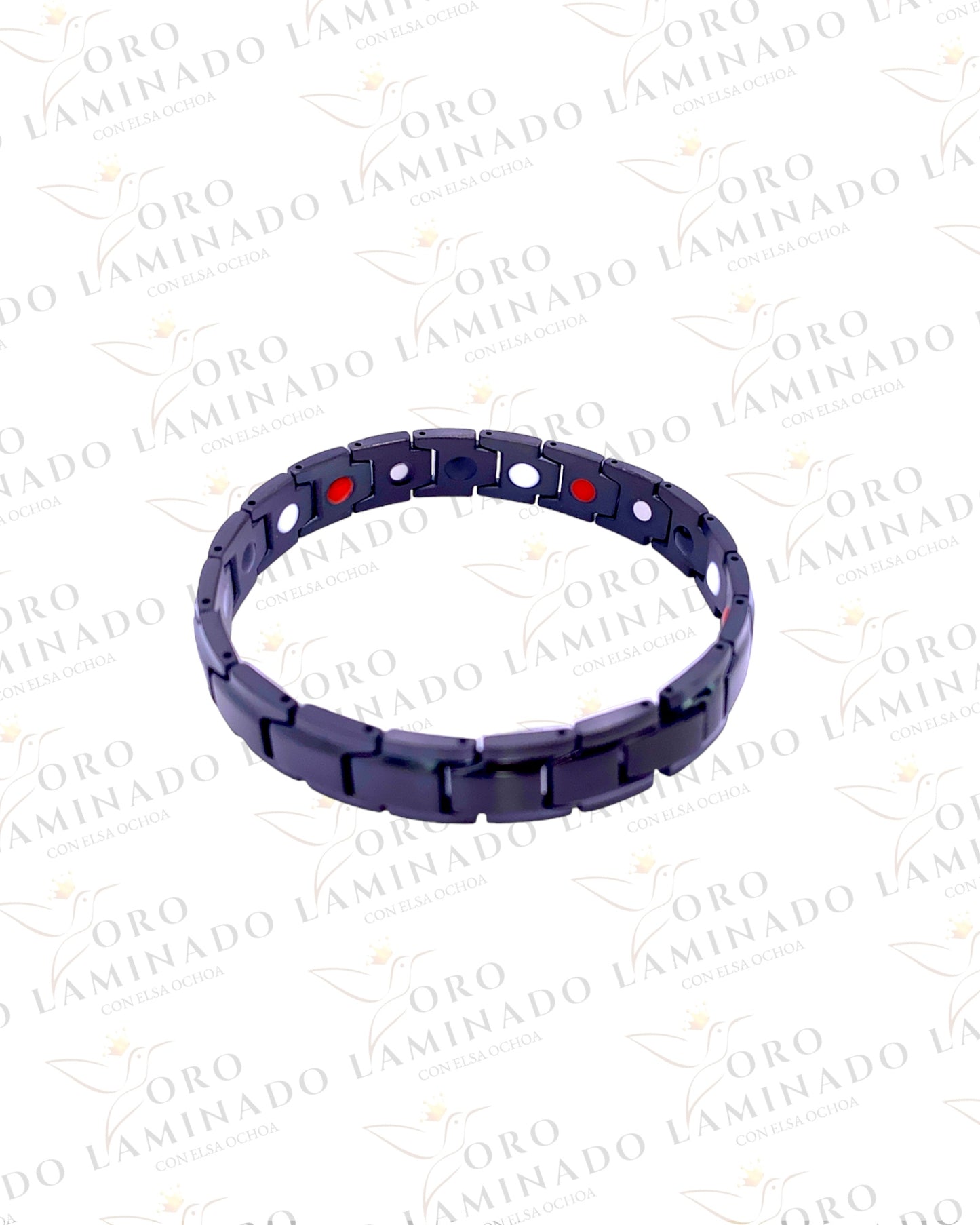 8.5” Black Magnetic Bracelet B145