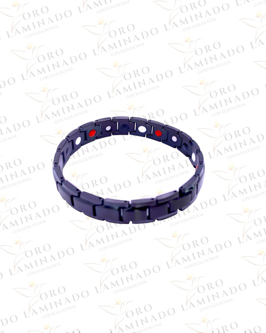 8.5” Black Magnetic Bracelet B145