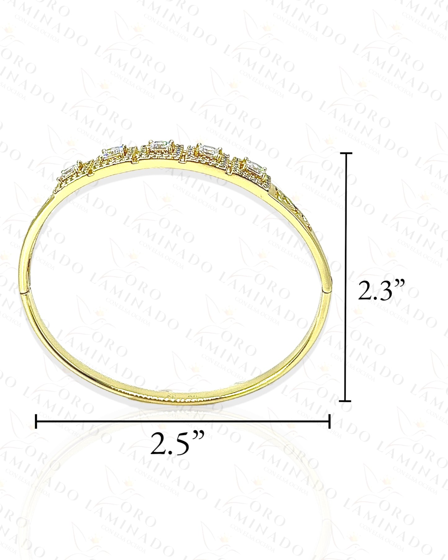 High Quality Square Diamonds Bracelet C253