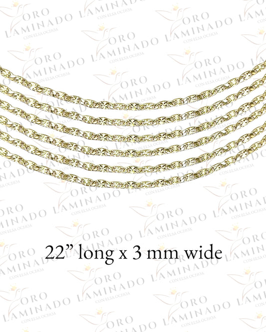 22” 3mm Flor Valentin Chains (Pack of 6) B9