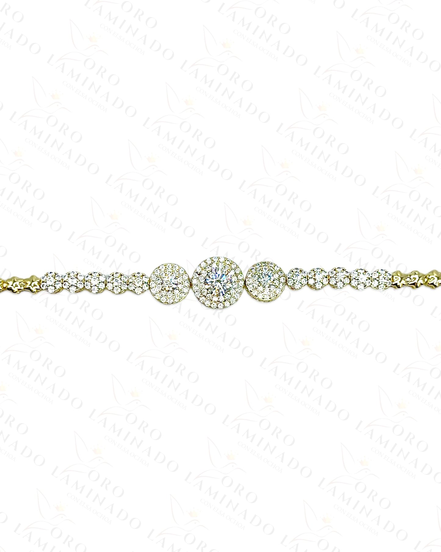 High Quality Round Diamond Bracelet R293