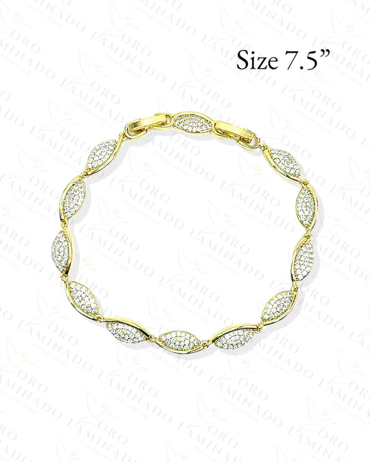 High Quality Oval Pattern Stone Bracelet R299