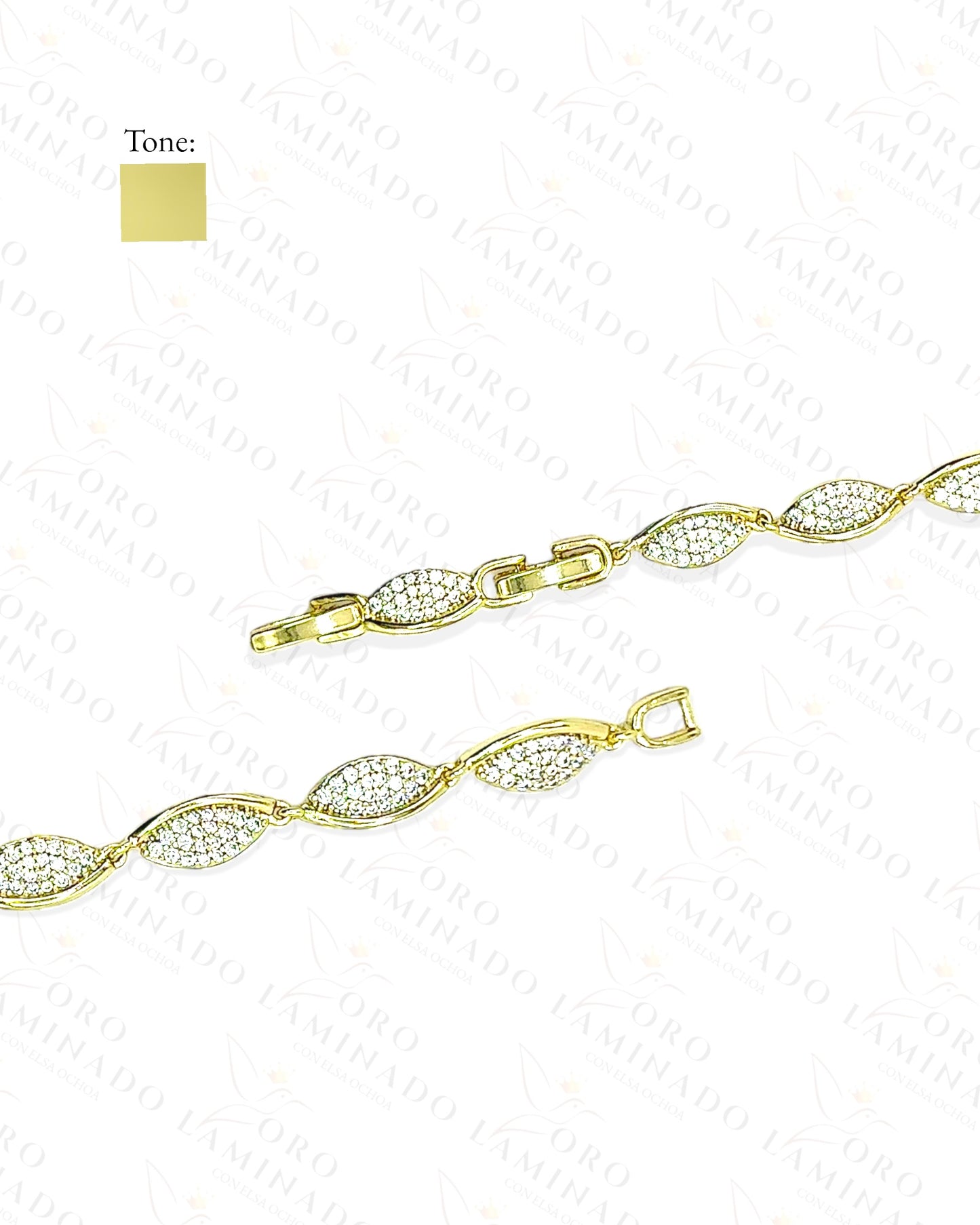 High Quality Oval Pattern Stone Bracelet R299