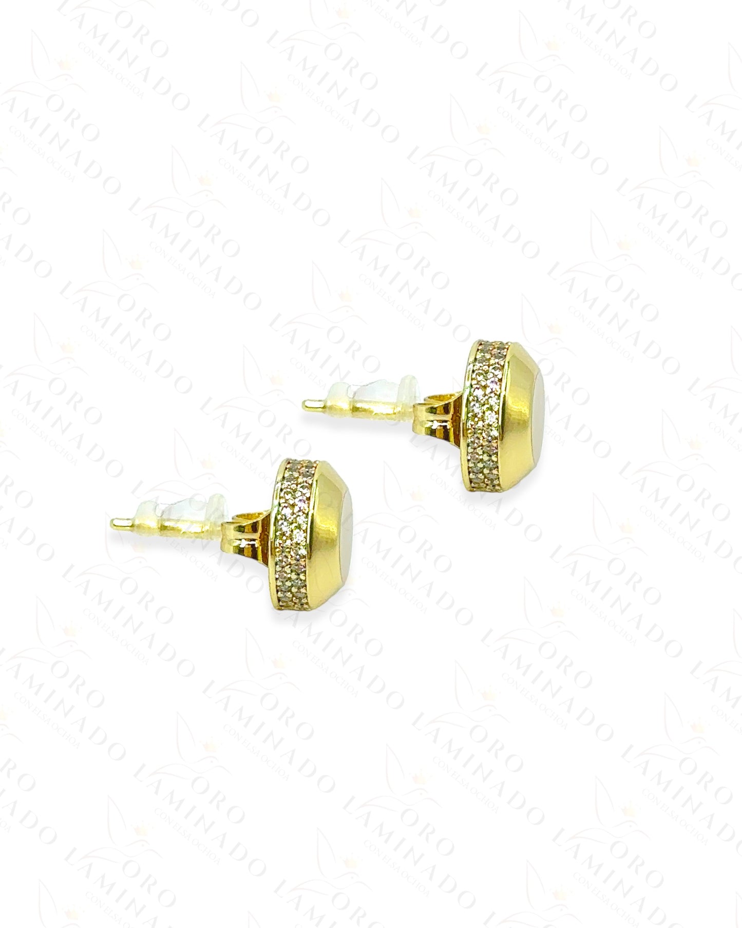 High Quality Plain Circle Earrings B104