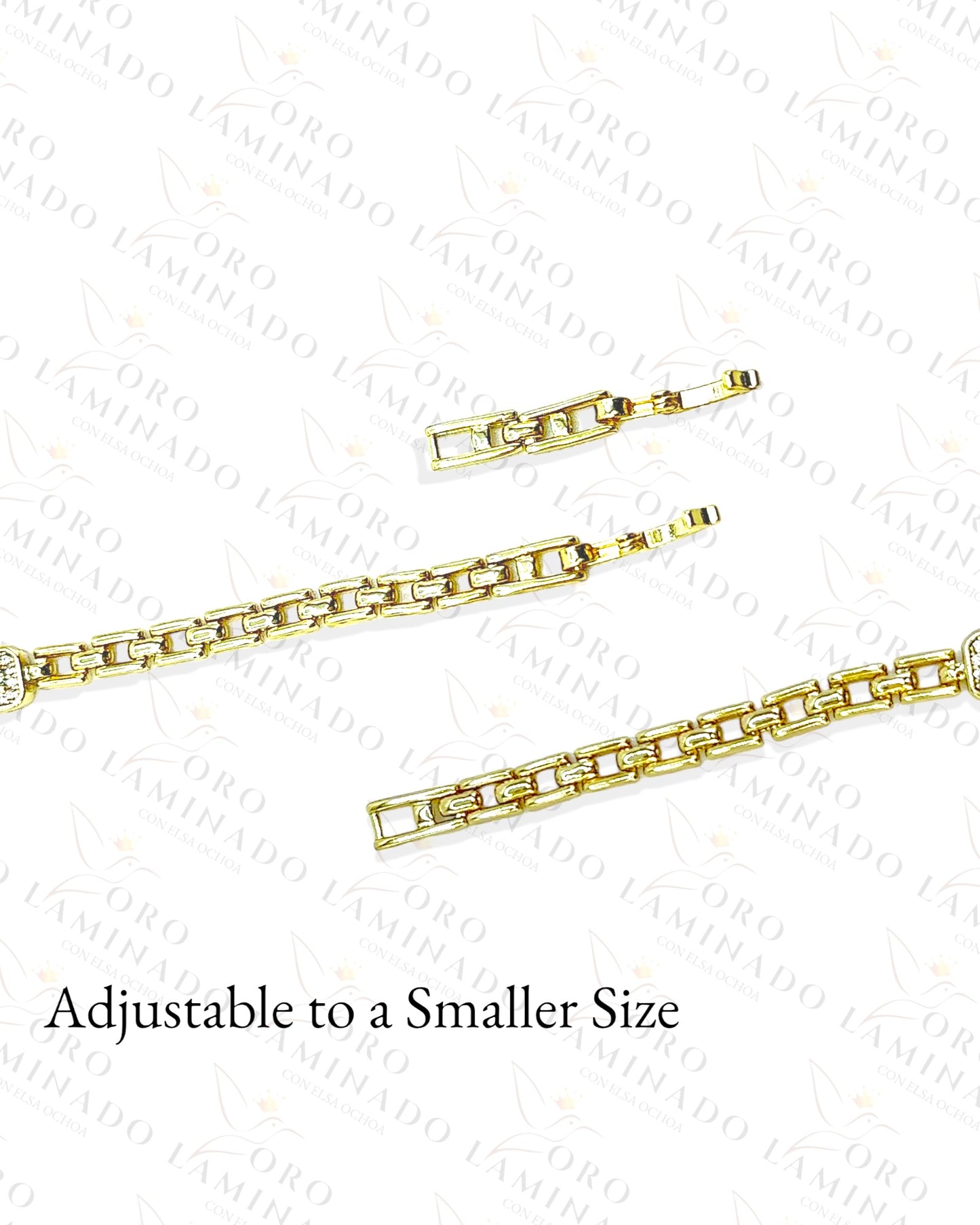 High Quality Square Diamond Bracelet R235