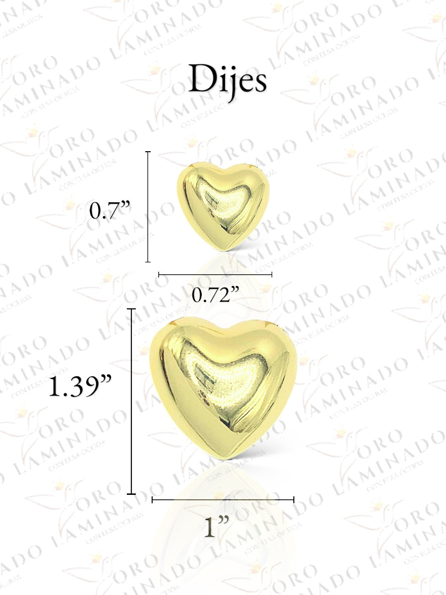 Double Heart Mirror Set G373