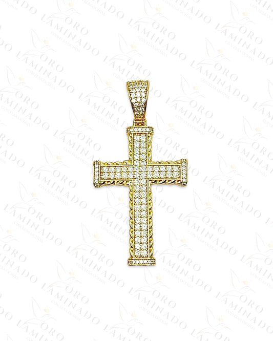 High Quality Cross Pendant with Stones Y308