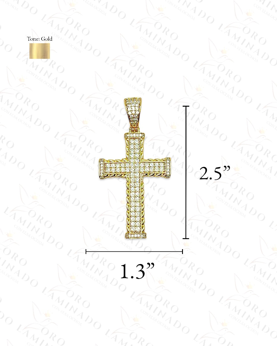 High Quality Cross Pendant with Stones Y308