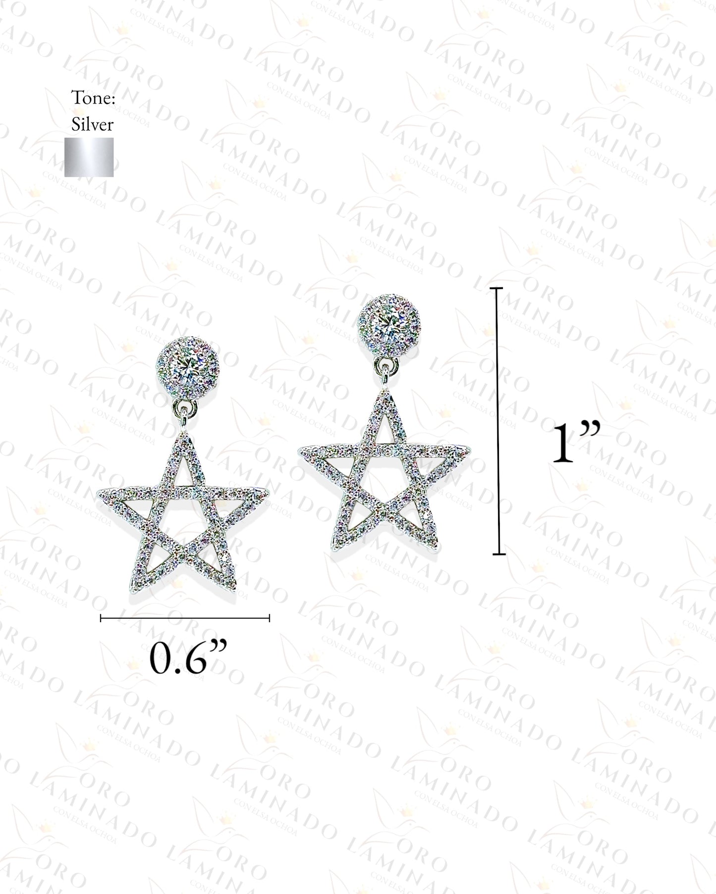 High Quality Star Earrings C318