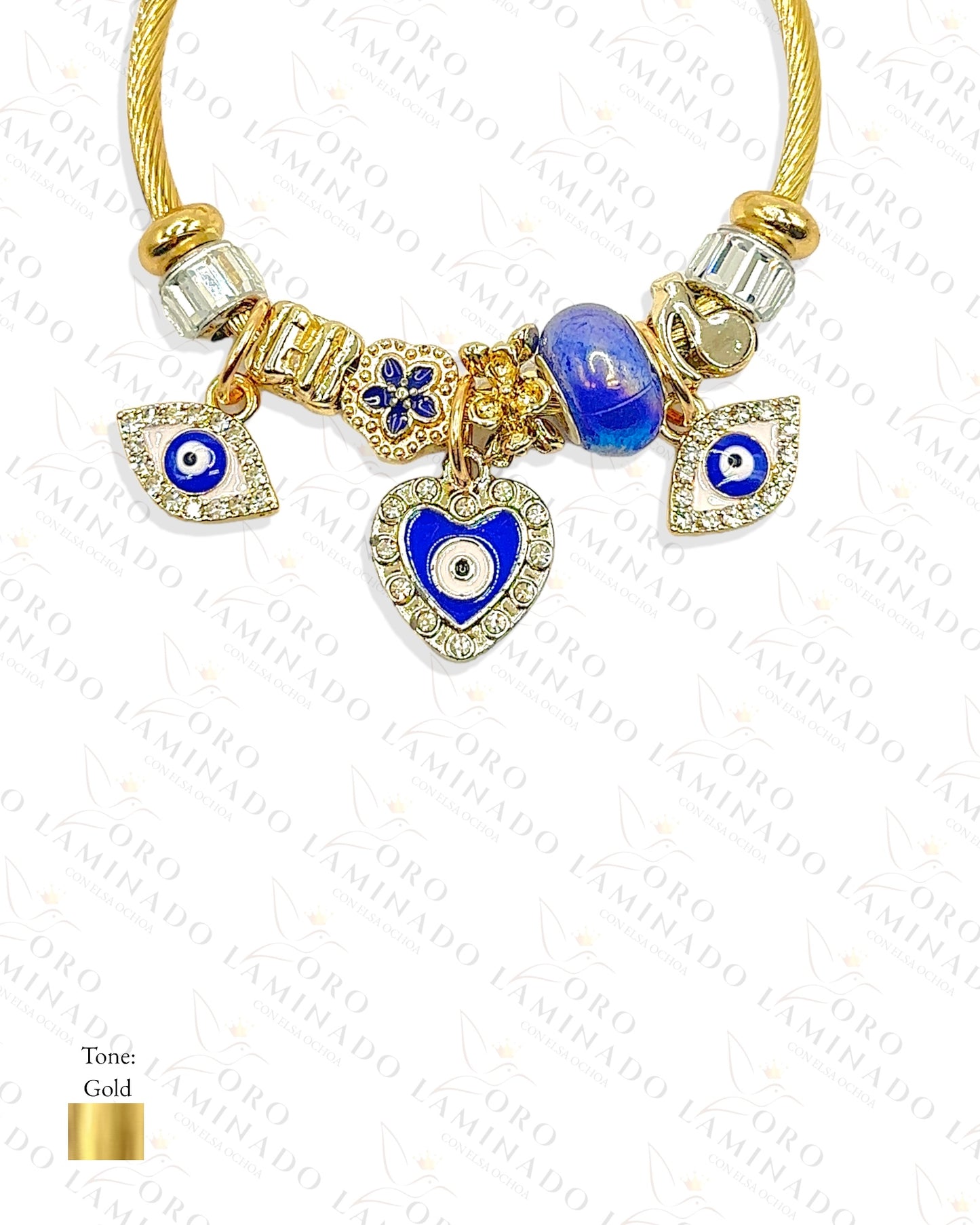 Blue Eye Charm Bracelet