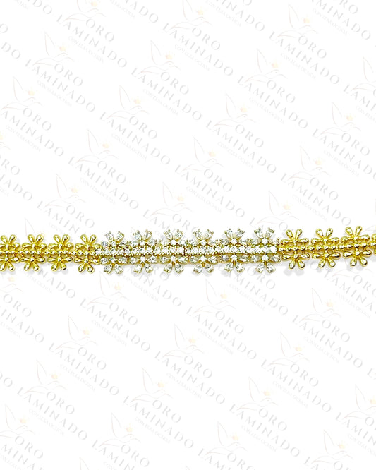 High Quality Flower Diamond Bracelet G162