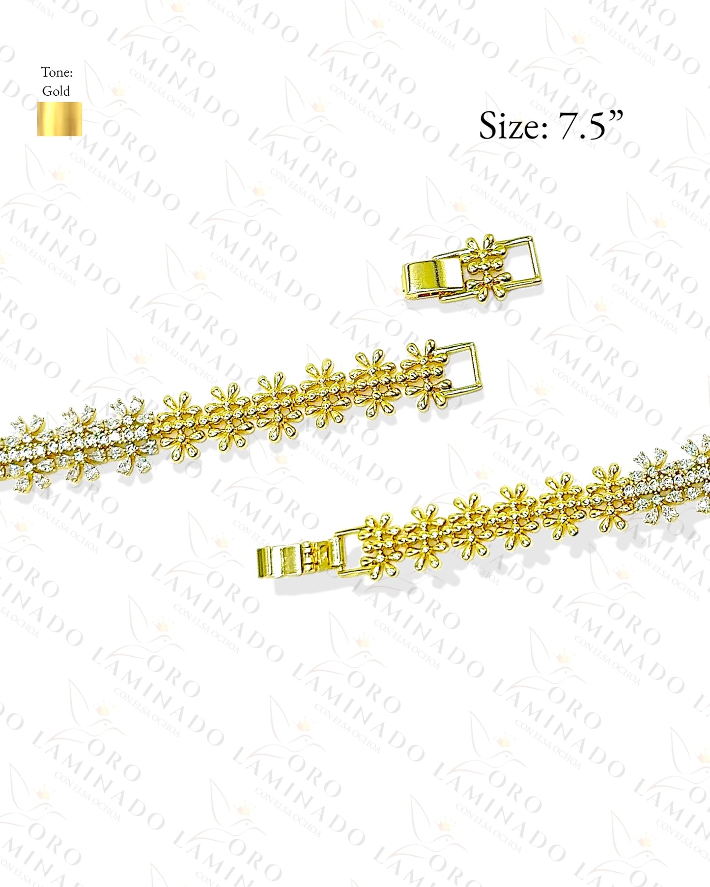 High Quality Flower Diamond Bracelet G162