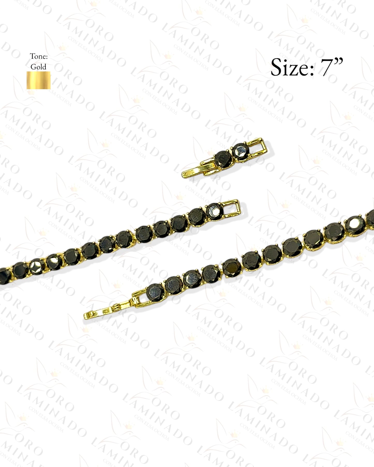 High Quality Black Stones Bracelet Y131