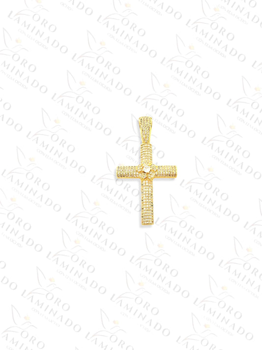 Flower Cross Pendant Y281