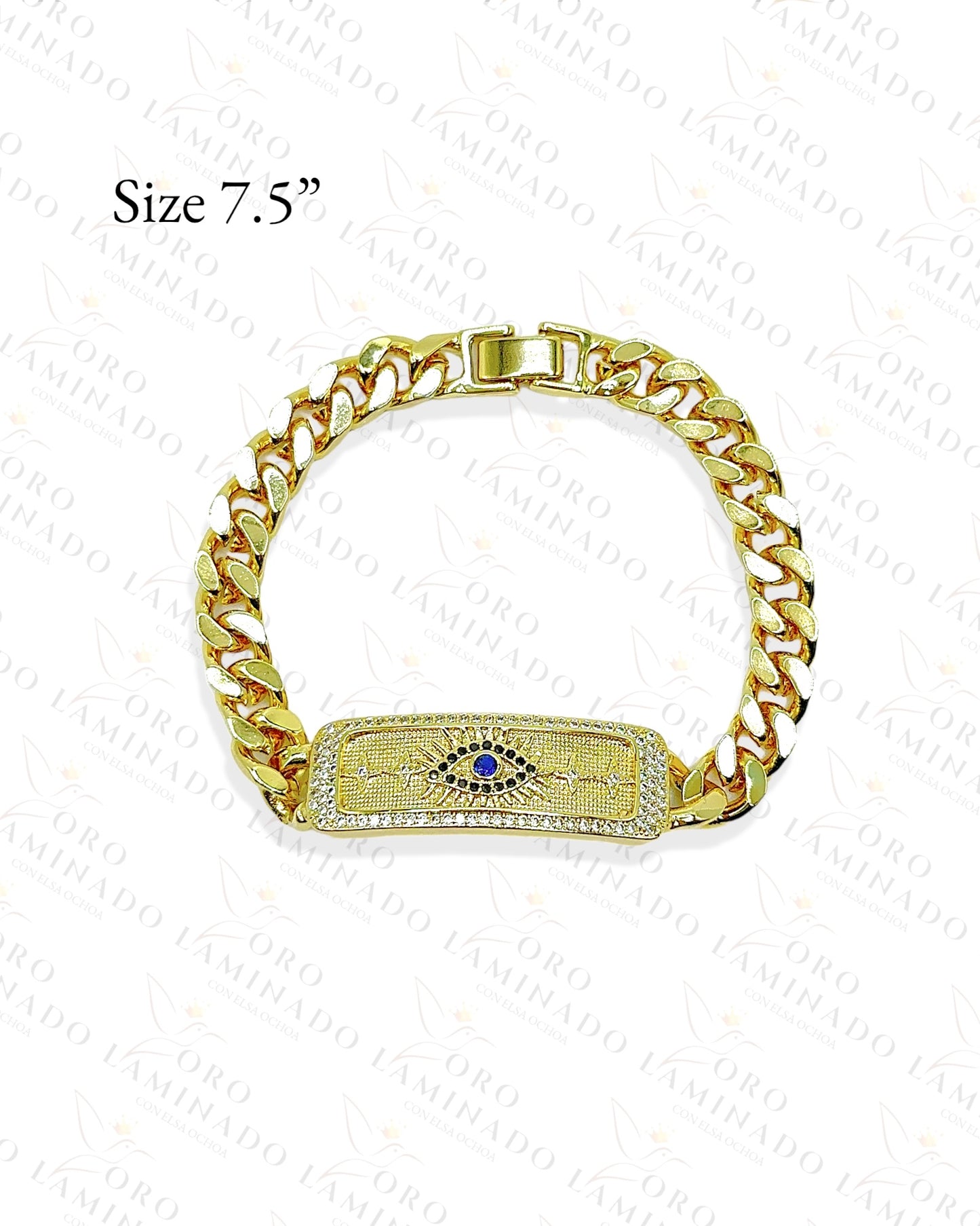 High Quality Blue Eye Plaque Bracelet B76