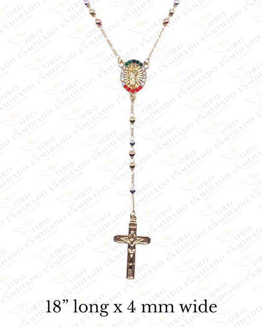 18” San Judas Rosary Tri-Color B74