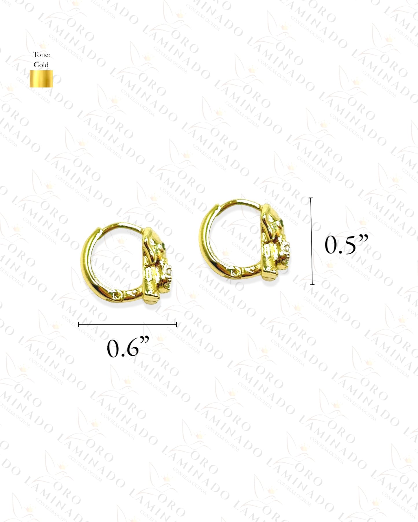 High Quality Elephant Hoop Earrings R330