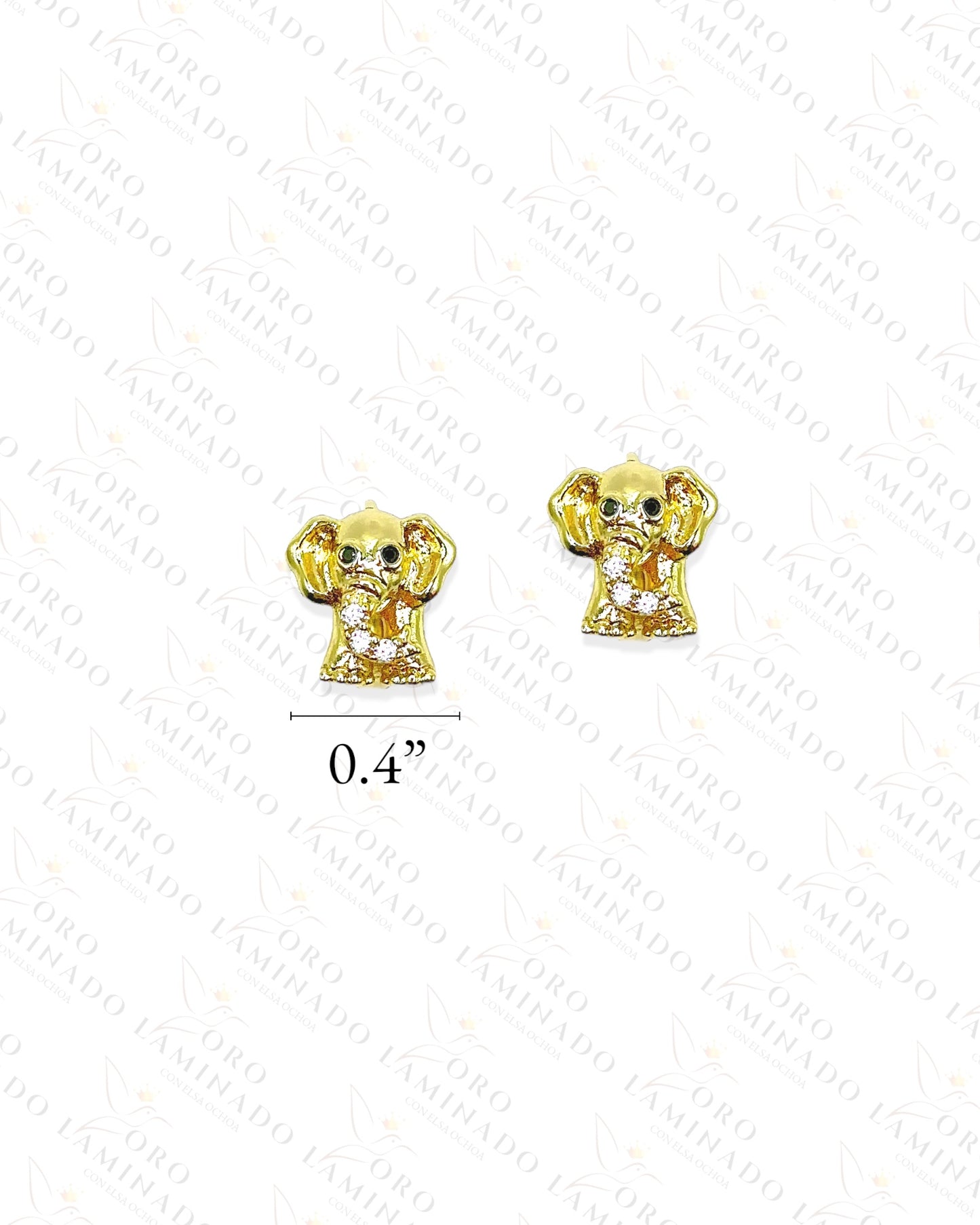 High Quality Elephant Hoop Earrings R330