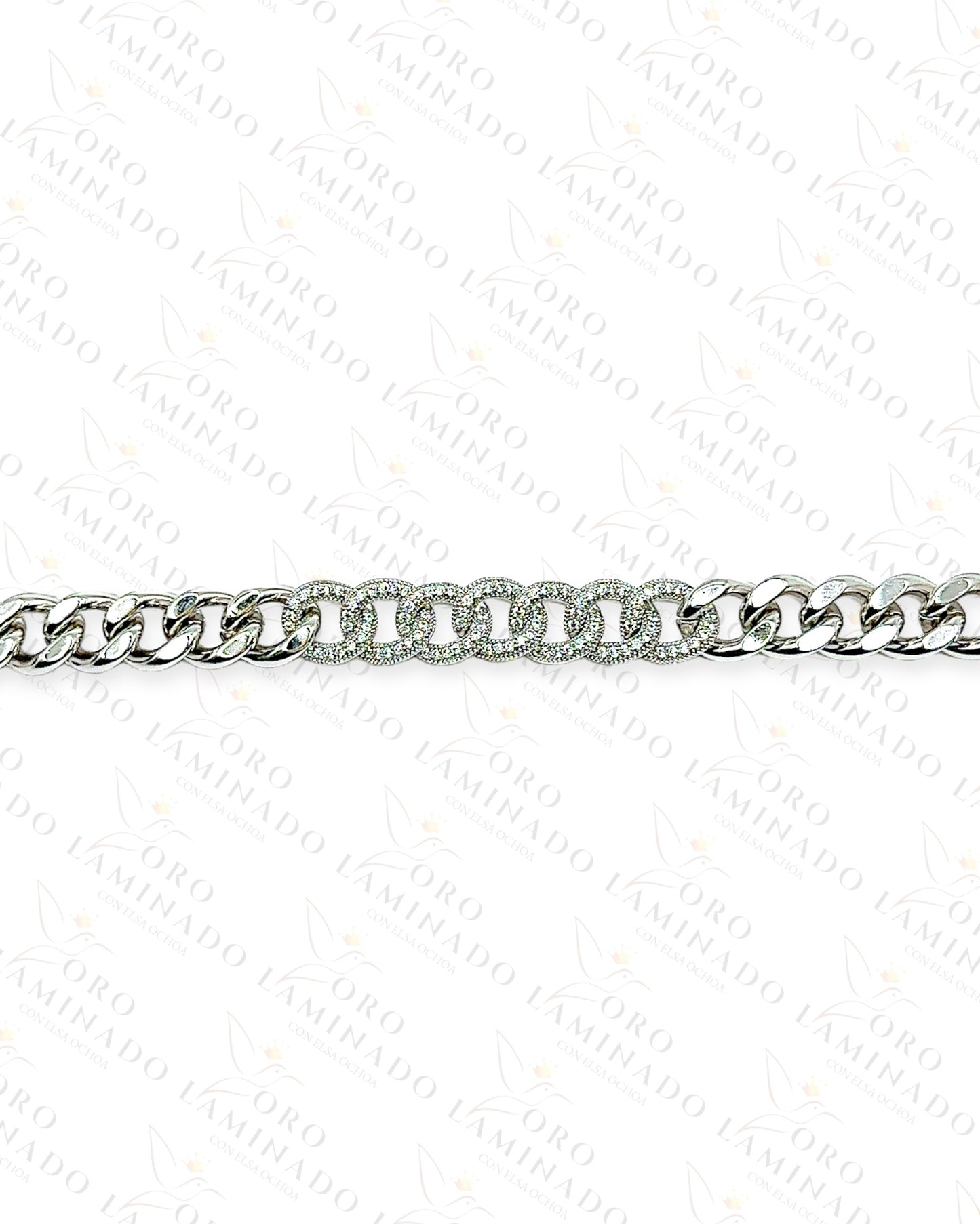 High Quality Silver Cuban Chain Bracelet G186