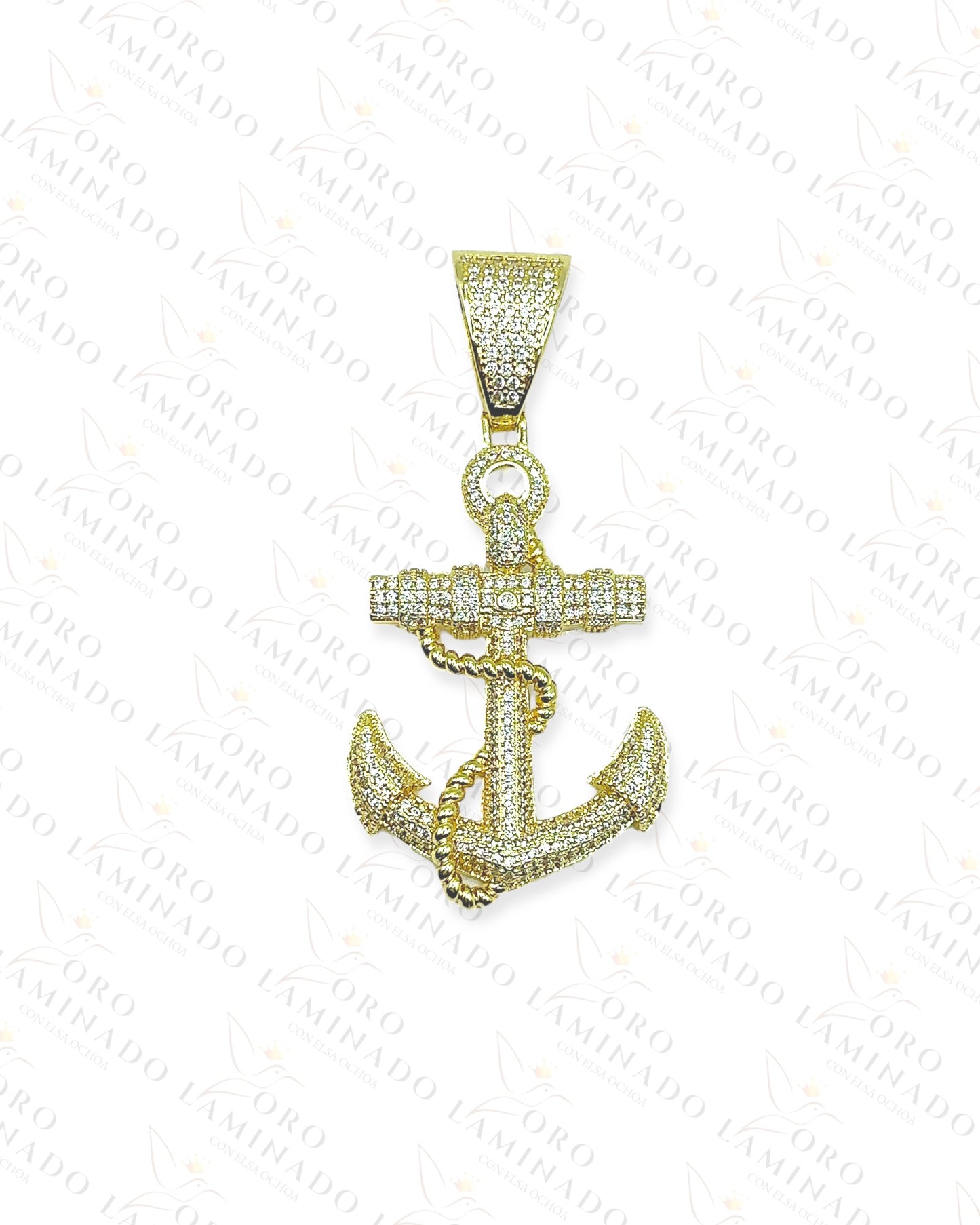 Anchor with Rope Pendant Y365