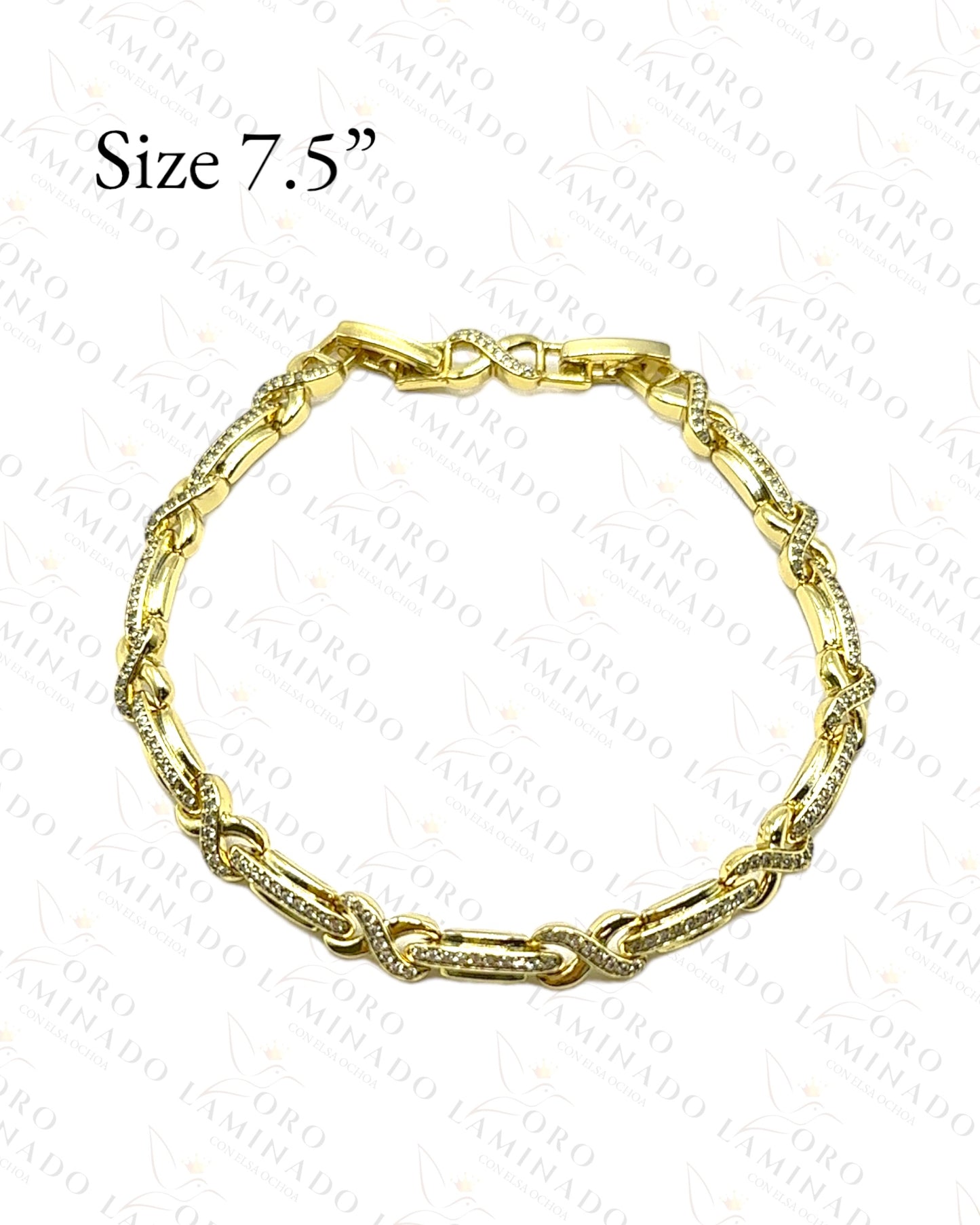 High Quality Infinity Bracelet with Stones Y382