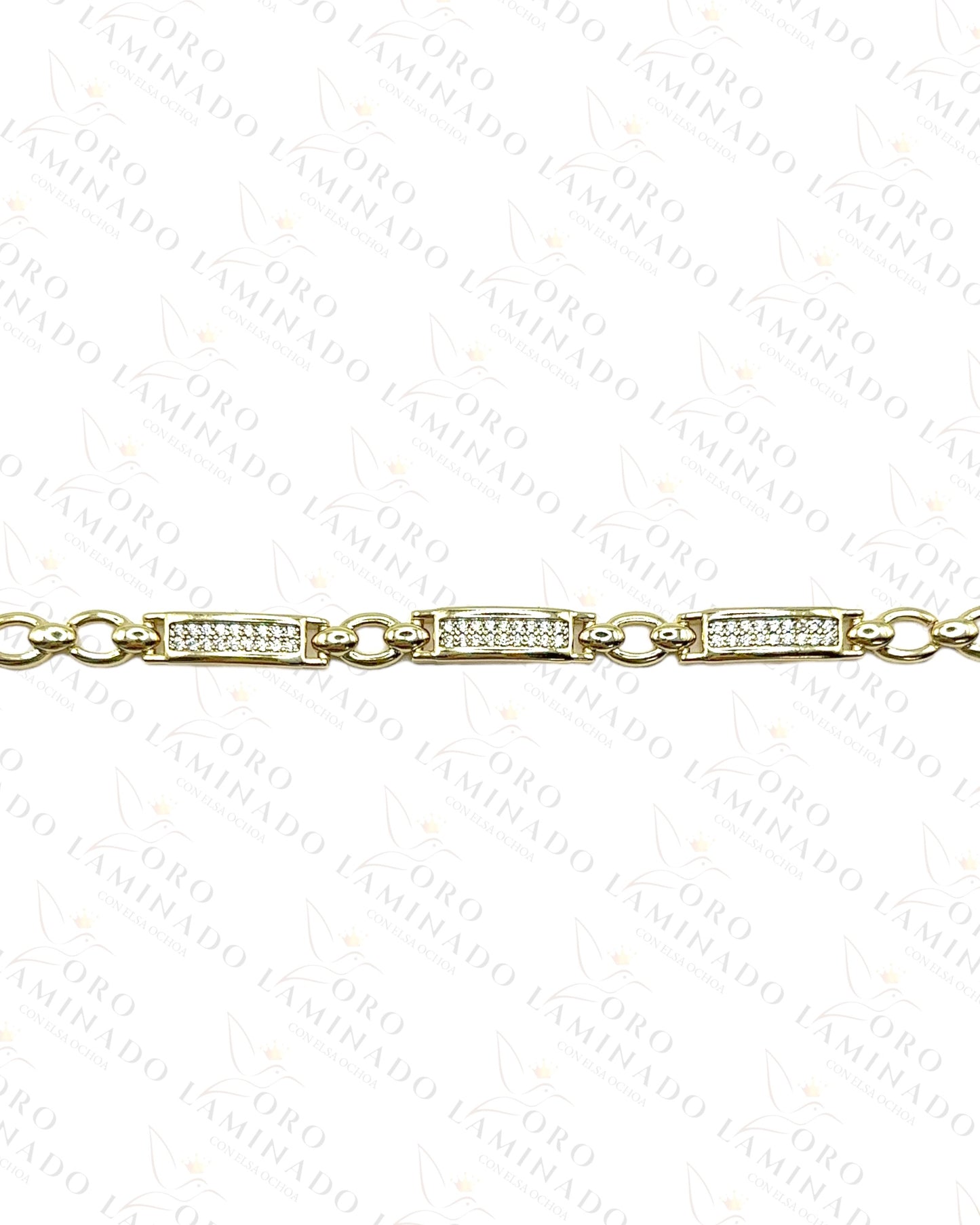 High Quality Chain Design Bracelet with Stones Y384