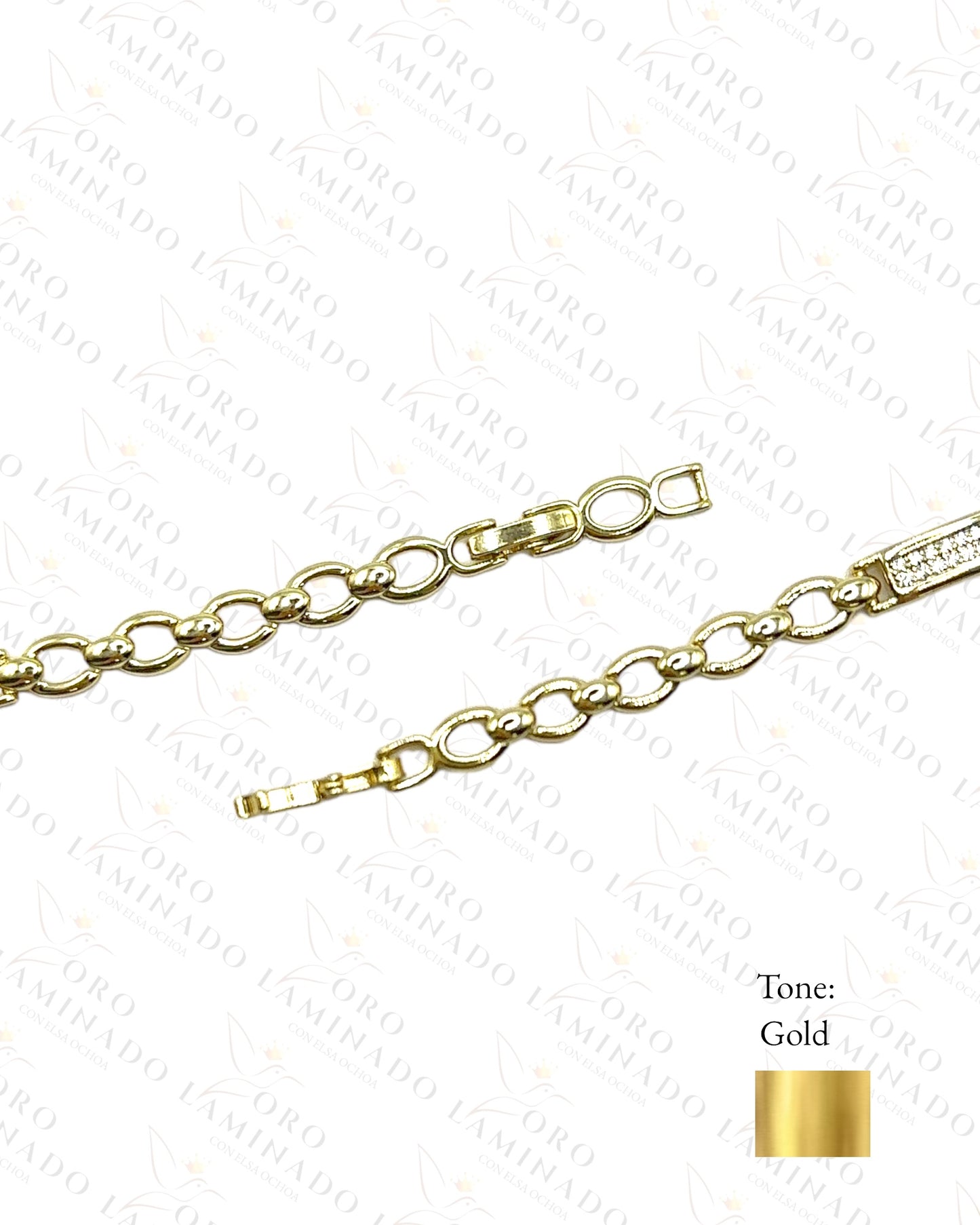 High Quality Chain Design Bracelet with Stones Y384