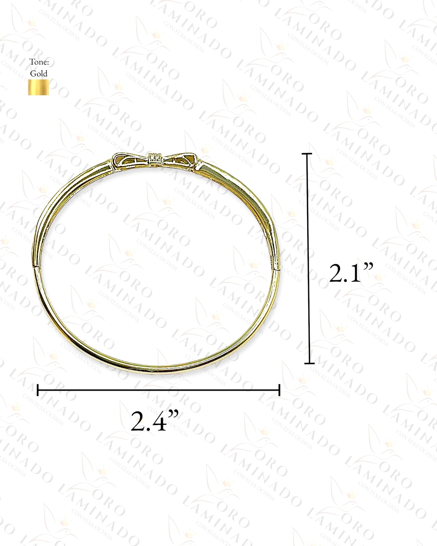 High Quality Bow Bangle Bracelet Y392