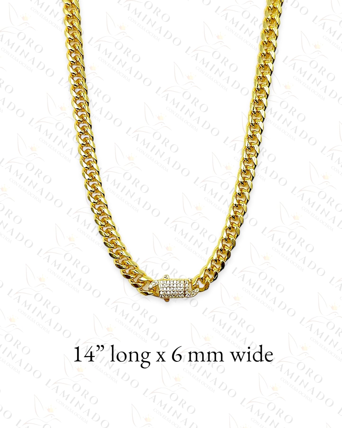 Baby Monaco Chain Size 14" Y401