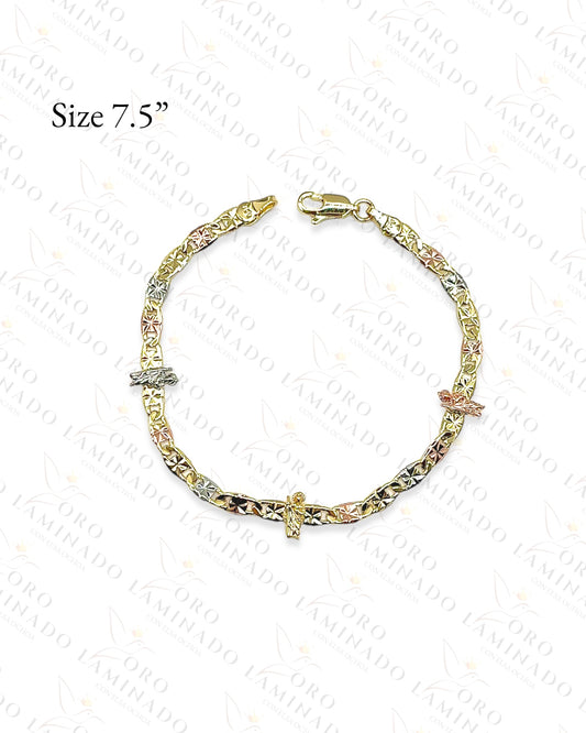 Three Tones Saint Judas Bracelet Y414