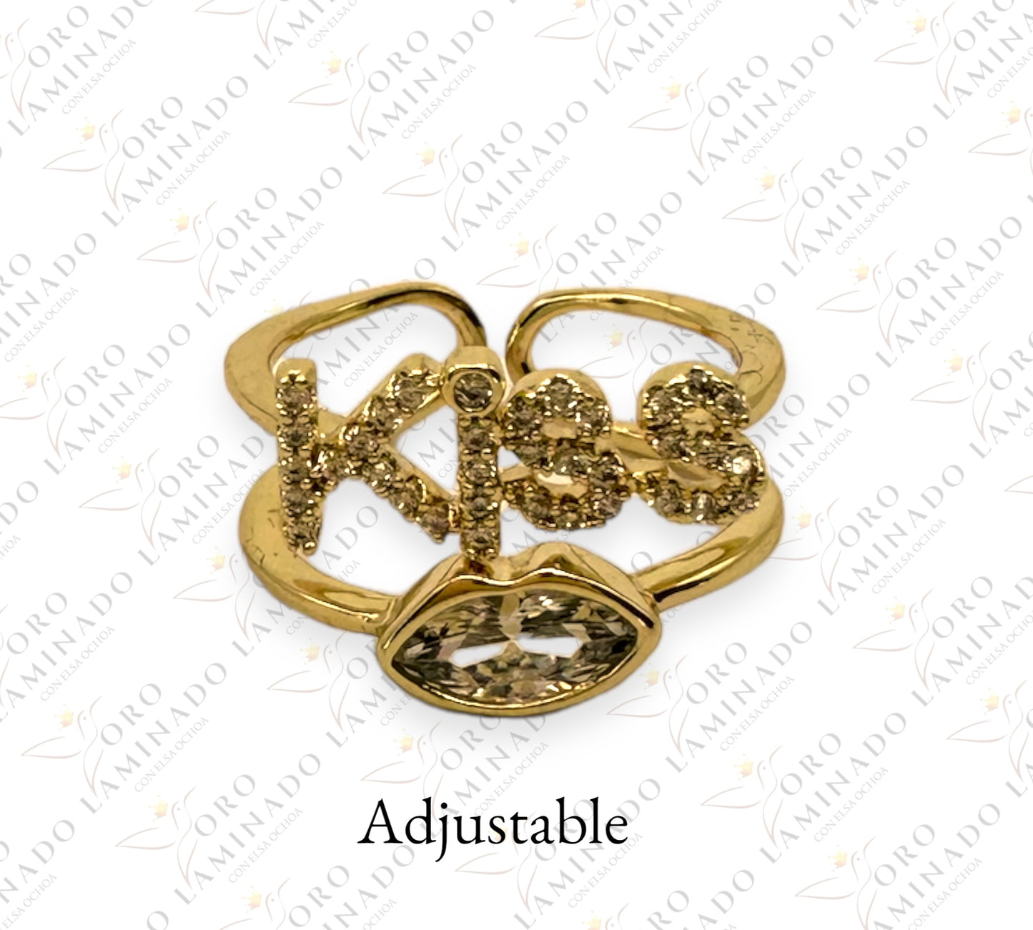 High Quality "kiss" ring G188