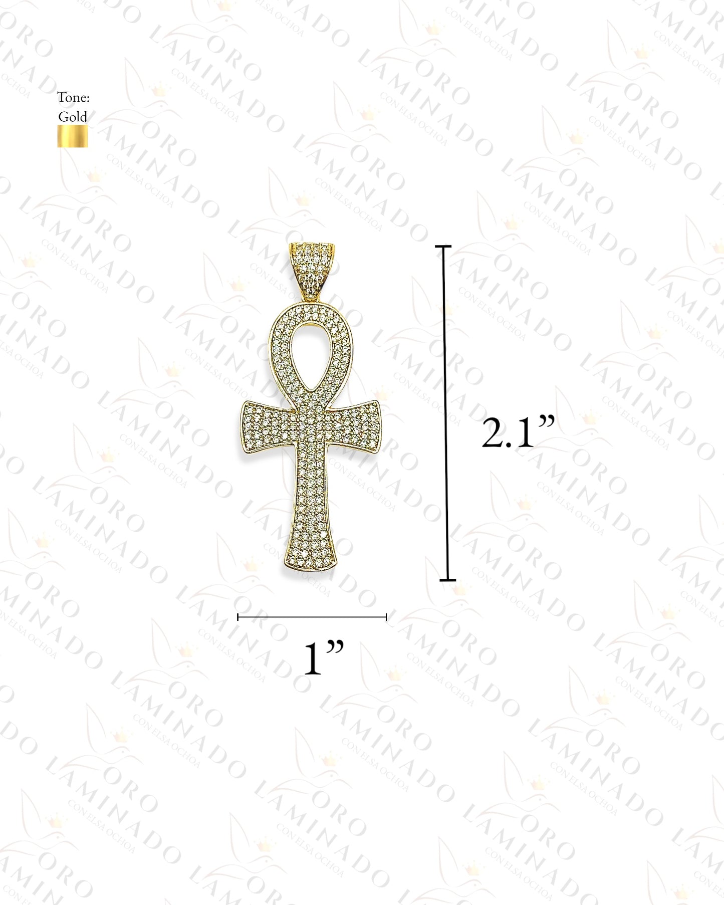 Gold Filled Key of Life Pendant Y434