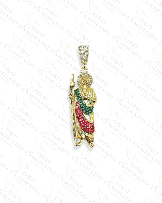 Multi-Color Saint Judas Pendant R16