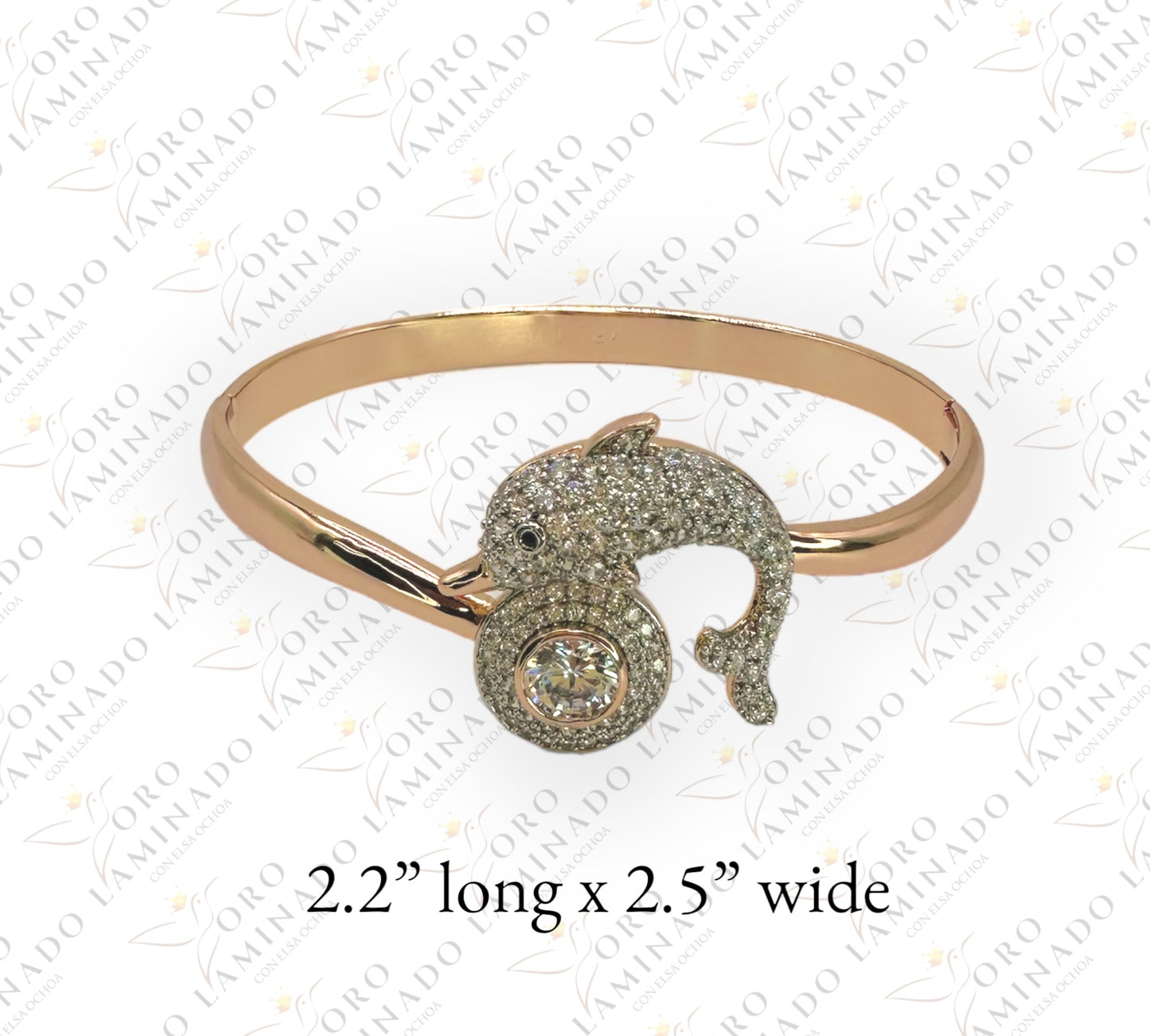 High Quality Diamond dolphin bracelet Y25