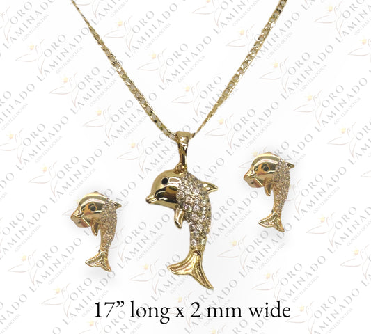Dolphin necklace set R62