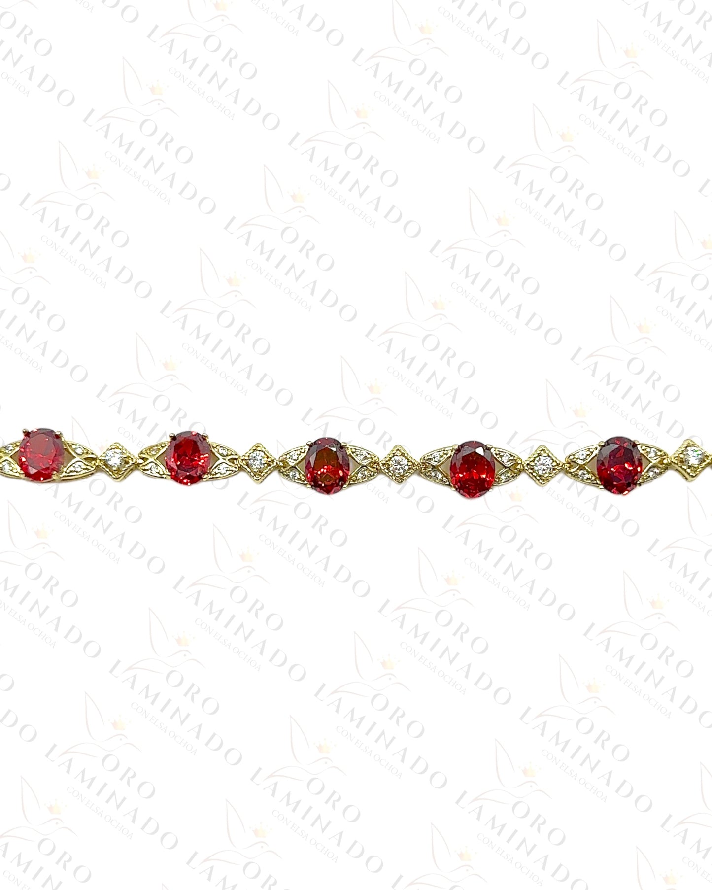 High Quality Red Stones Bracelet Y446